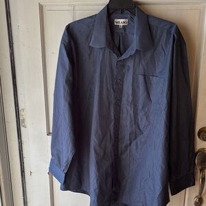 Milano Blue Dress Shirt Tall Men’s